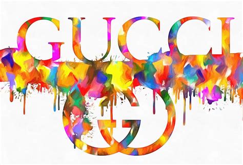 spray painted gucci art|gucci print images.